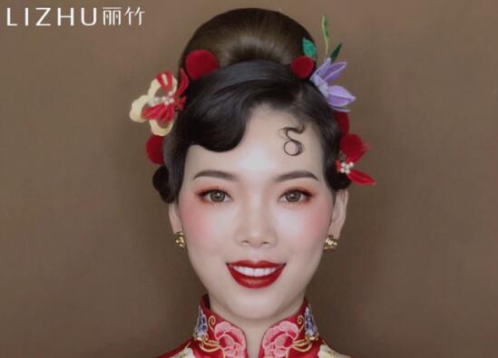 麗竹彩妝作品|中國古風(fēng)造型，不負一世韶光