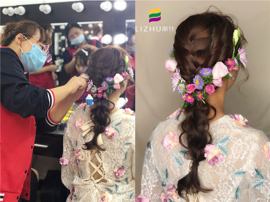南寧化妝課堂：“鮮花”編發(fā)，做美美的鮮花新娘