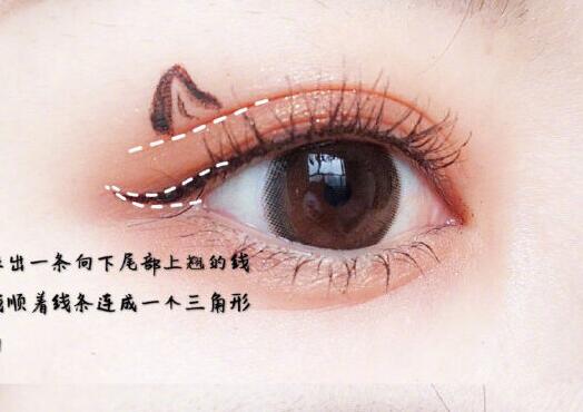 日常眼線快速畫法，南寧學(xué)化妝的學(xué)校教你