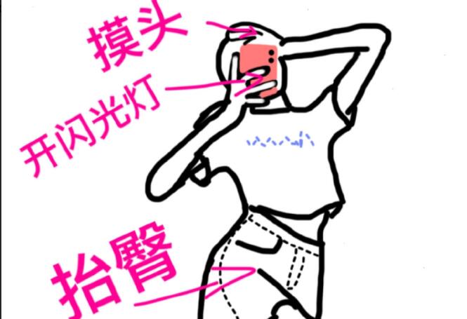 破解了！拍照大人們?cè)瓉矶际沁@么拍照的
