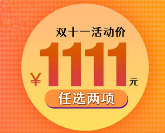 僅需1111元，兩門黃金課程任你選