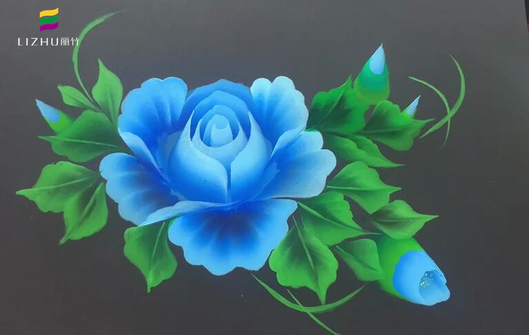 排筆彩繪美甲 ，南寧美甲學(xué)校學(xué)員作品