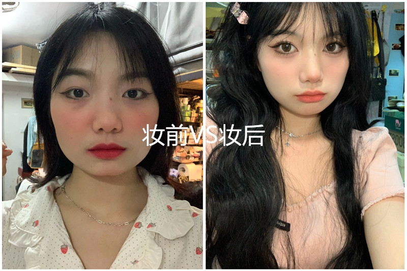 方形臉妝容教程，廣西美妝培訓學校一對一指導