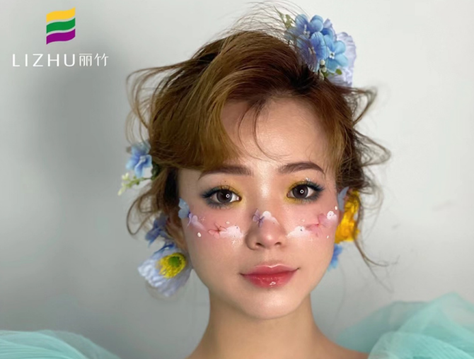 森系靈動造型，廣西化妝彩妝學(xué)校作品
