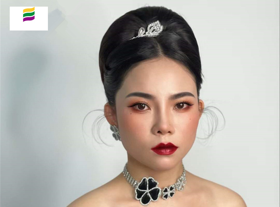 赫本新娘造型，廣西培訓(xùn)化妝寫(xiě)真