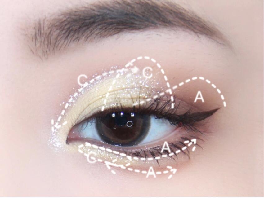 春日彩色眼妝，廣西彩妝基礎(chǔ)培訓(xùn)教學(xué)
