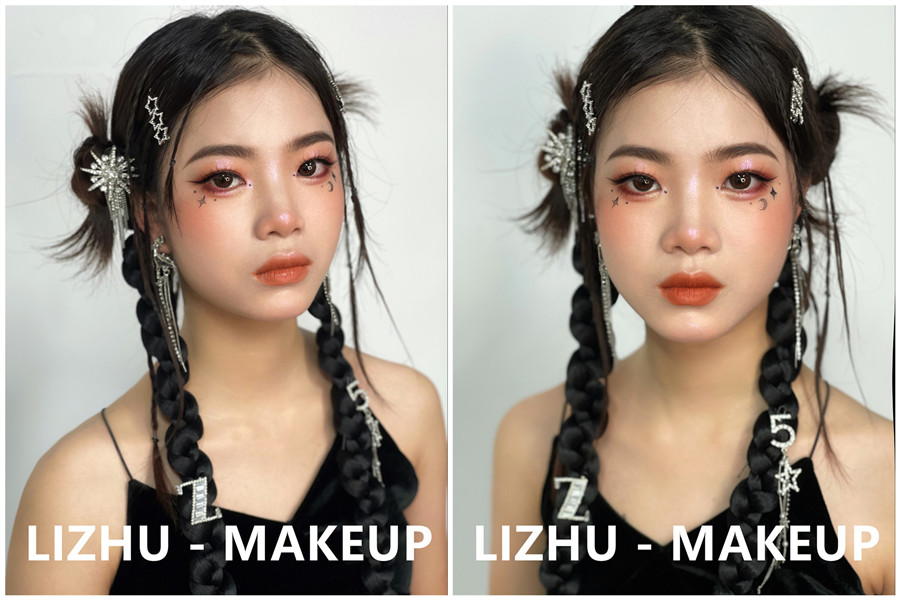 y2k寫真造型，南寧彩妝寫真造型培訓班作品