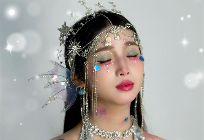 人魚公主造型，?南寧影樓化妝造型作品