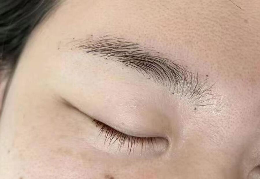 紋眉操作過程技巧，南寧紋繡學校排名總結分享