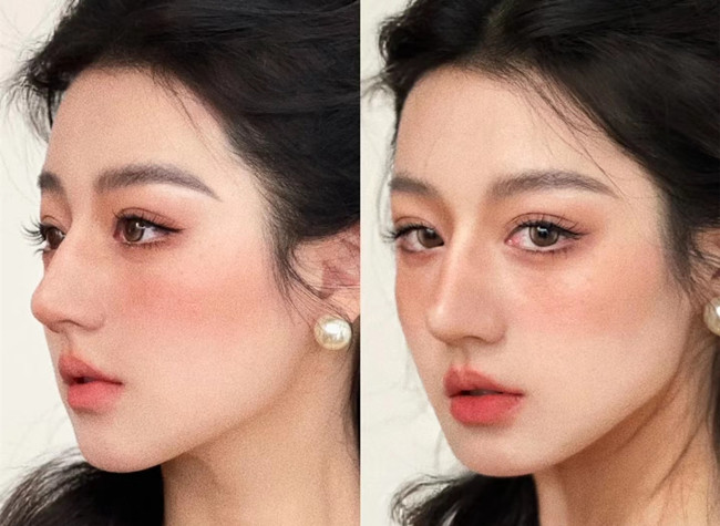 適合方圓臉的天菜畫法，廣西化妝美妝職業(yè)培訓(xùn)分享