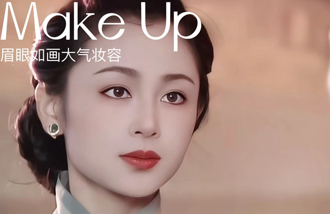 民國大女主妝容教程，南寧化妝專業(yè)培訓(xùn)