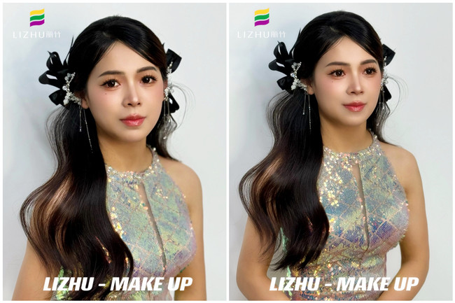 禮服造型，廣西化妝形象學校作品