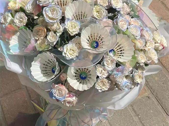 羽毛球花束，南寧鮮花花藝職業(yè)學校分享