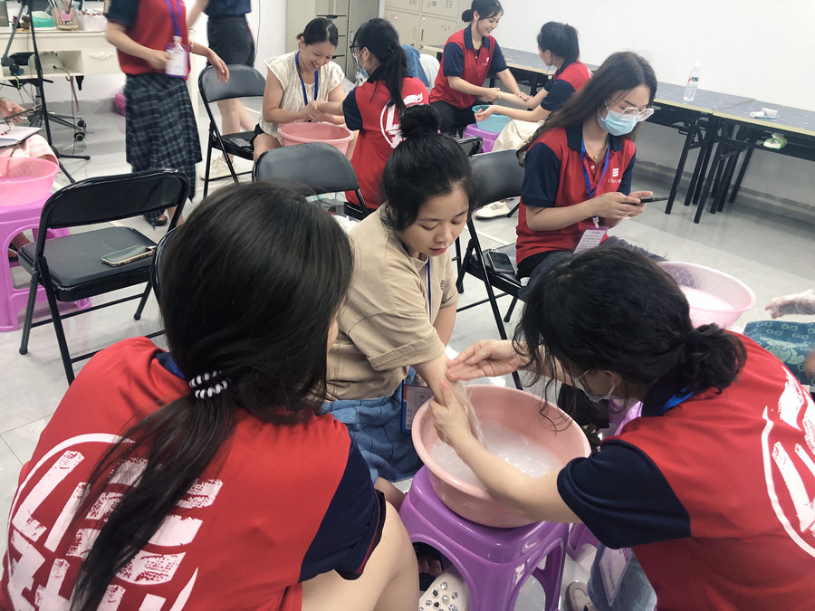 在家如何進行手部護理？南寧美甲課堂花絮
