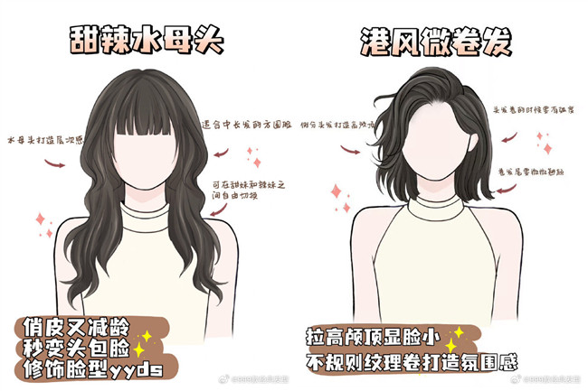 遮顴骨顯臉小發(fā)型，南寧美發(fā)造型發(fā)型推薦