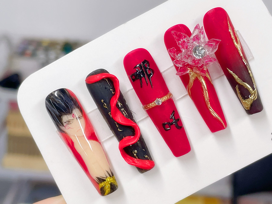 哪吒美甲，南寧美甲學(xué)校排名前三作品