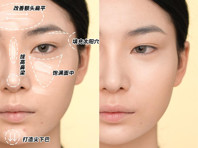 南寧美妝教學(xué)：光影化妝術(shù)教程，打造骨感臉