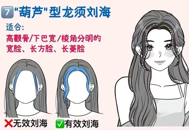 如何護(hù)理龍須劉海？南寧女士理發(fā)