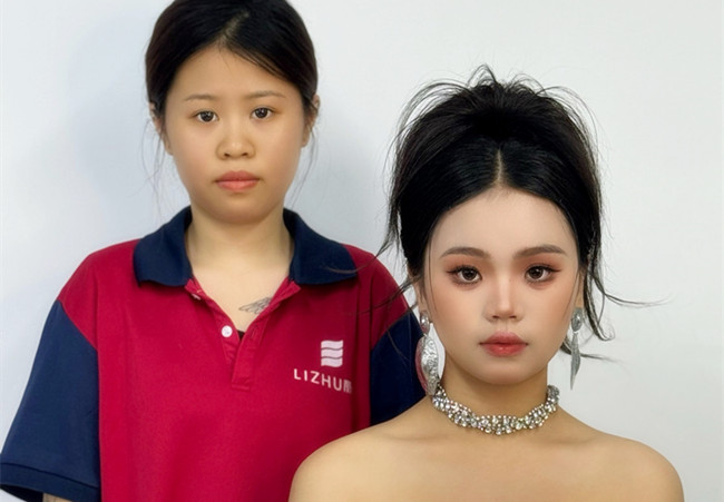 泰式禮服造型，廣西彩妝學(xué)校排行前十學(xué)員作品