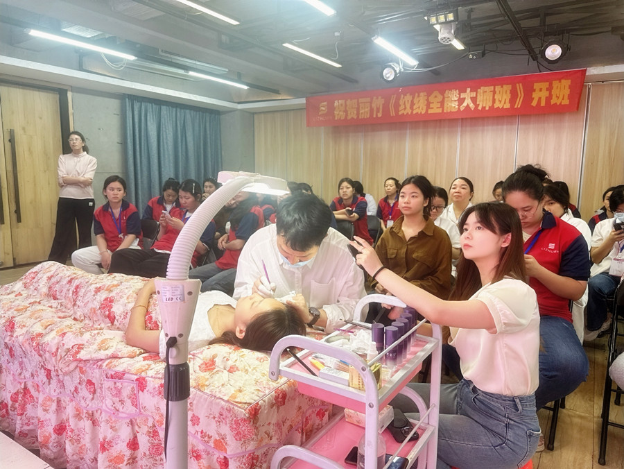 南寧紋繡培訓(xùn)開班，技術(shù)拓客技巧大放送