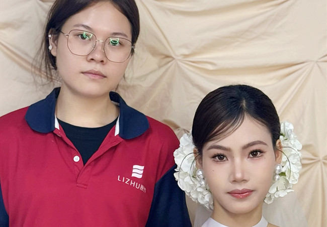 韓式新娘造型，南寧寫真彩妝實訓作品