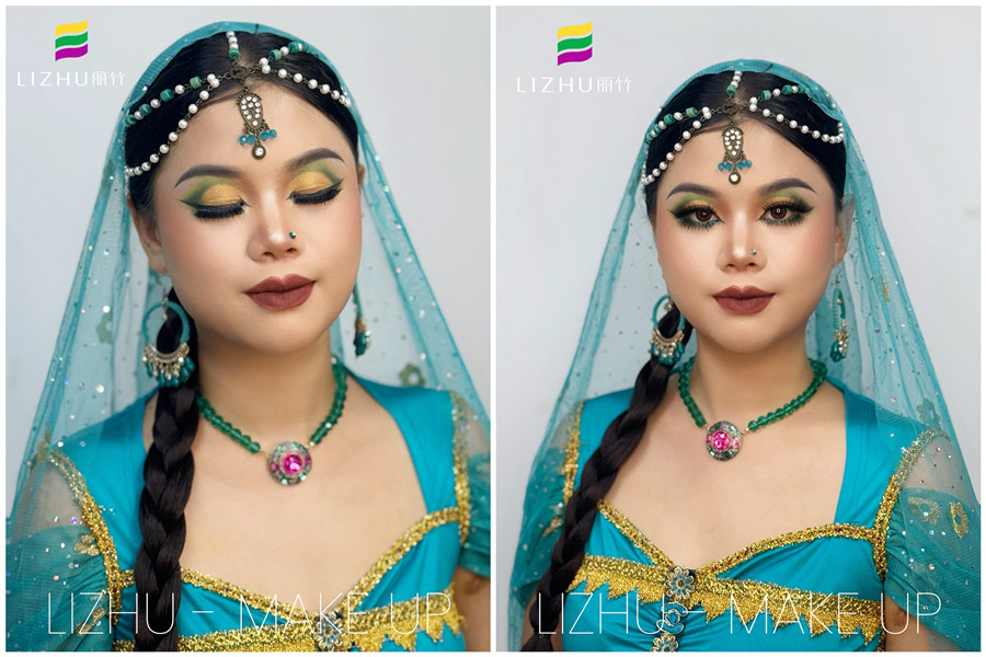 印度舞臺妝， 0基礎(chǔ)學(xué)彩妝造型