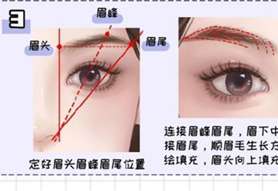 方圓臉如何畫眉？化妝新手入門教程